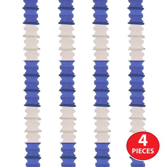 Beistle 14.5ft. Blue & White Oktoberfest Ceiling Drops, 4ct.